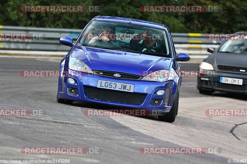 Bild #2143288 - Touristenfahrten Nürburgring Nordschleife 01.10.2016