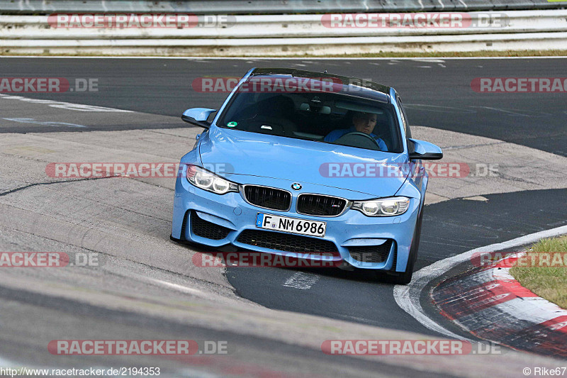 Bild #2194353 - Touristenfahrten Nürburgring Nordschleife (09.10.2016)