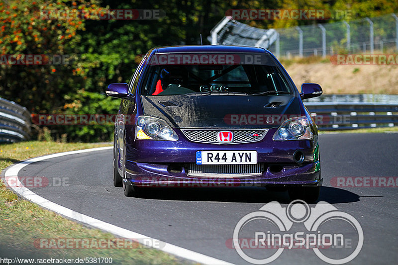 Bild #5381700 - Touristenfahrten Nürburgring Nordschleife 30.09.2018